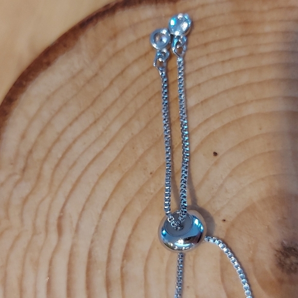 Mandala bracelet with rainbow cubic zirconia - Picture 2 of 4